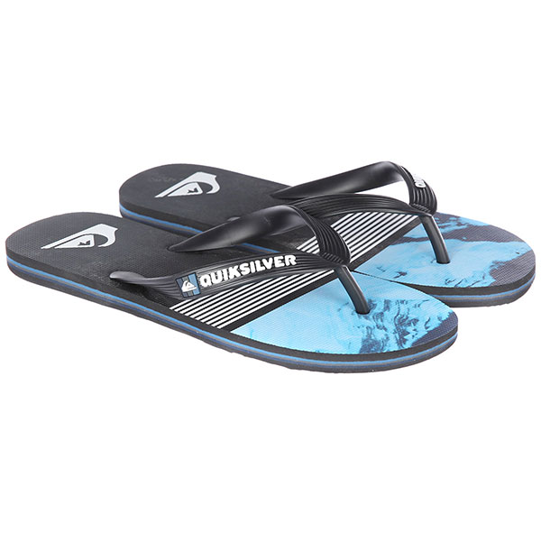 

Вьетнамки Quiksilver Molokailavadivs Black/Blue/Grey