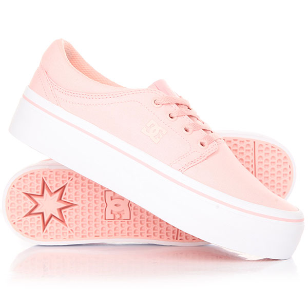 

Кеды кроссовки женские DC Trase Platform Shoe Rose