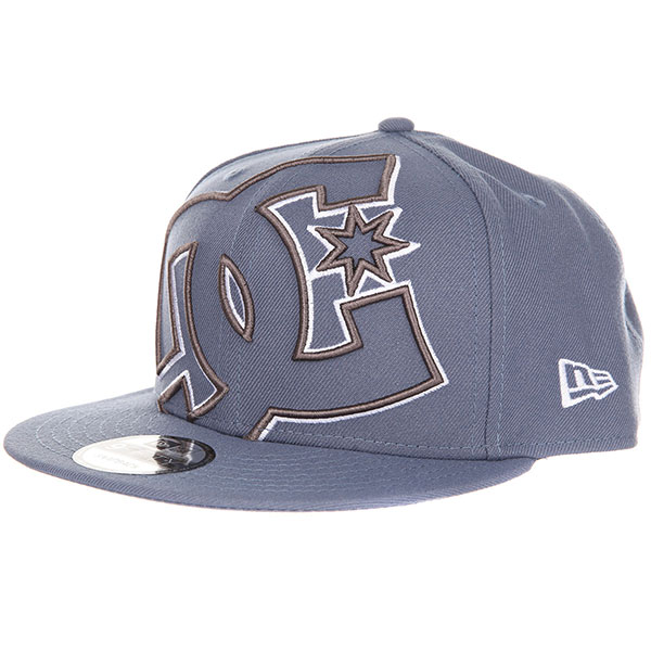 

Бейсболка с прямым козырьком DC Double Up Blue Mirage