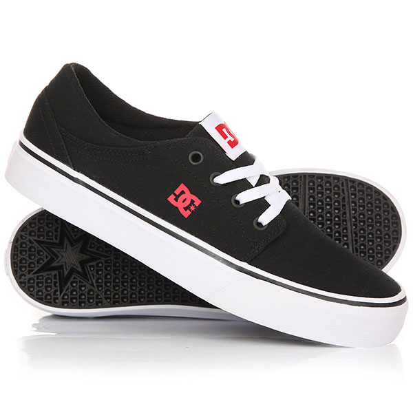 

Кеды кроссовки низкие детские DC Trase Tx Black/Red/White