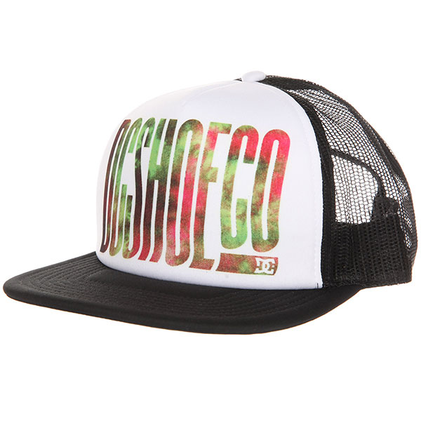 

Бейсболка с прямым козырьком DC Trippy Trucker Snow White