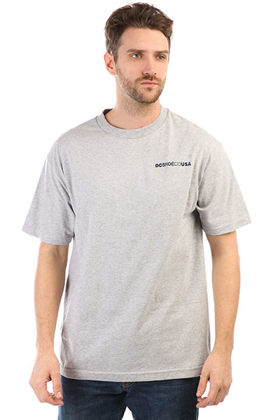 

Футболка DC Embroidered Grey Heather