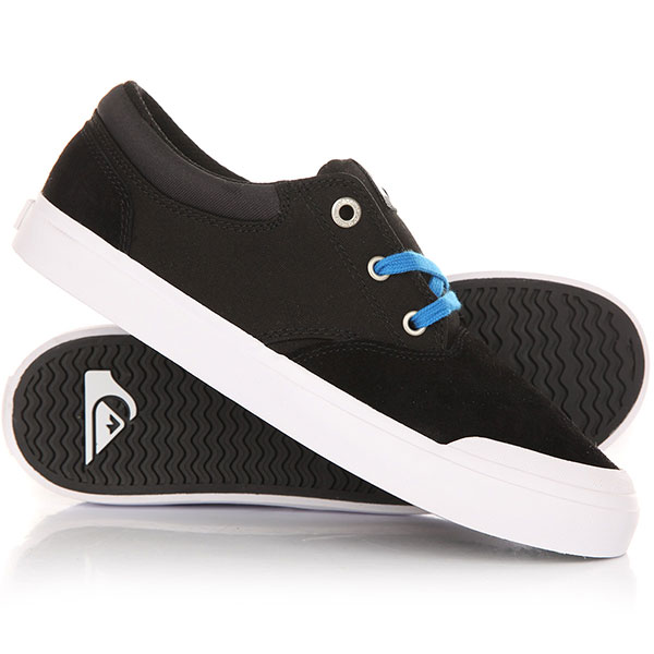 

Кеды кроссовки низкие детские Quiksilver Verant Youth Black/Blue/White