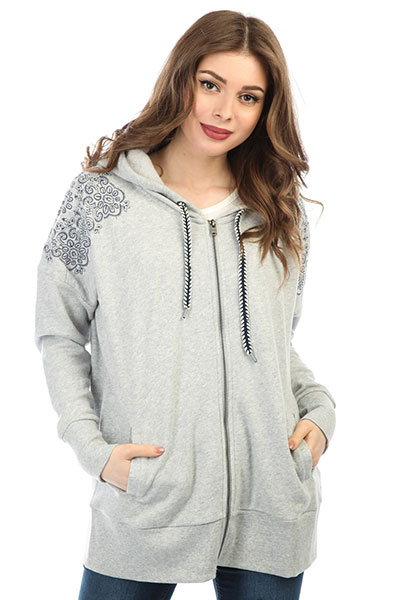 

Толстовка классическая женская Roxy Adventureway Heritage Heather