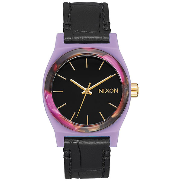 

Кварцевые часы женские Nixon Medium Time Teller Leather