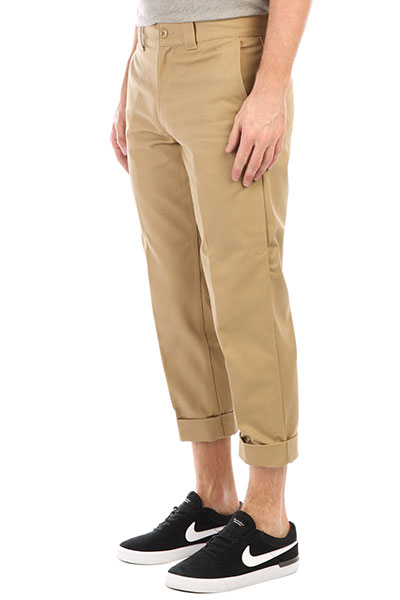 

Штаны прямые DC Rolled On Chino Khaki
