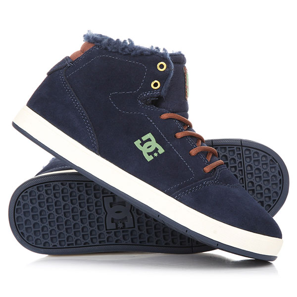 

Кеды кроссовки зимние детские DC Crisis High Dark Navy
