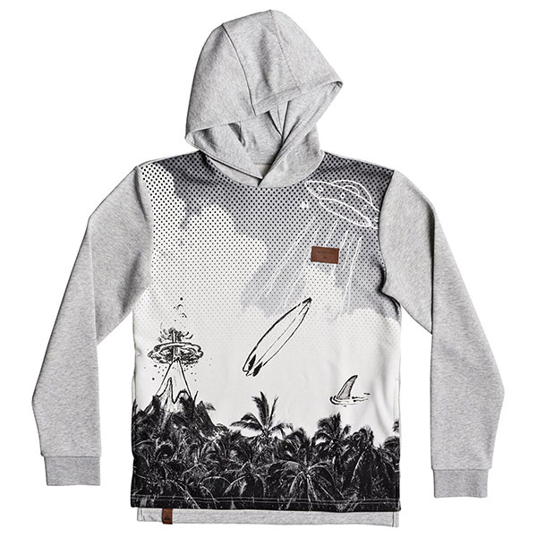 

Толстовка классическая детская Quiksilver Tangavyouth Light Grey Heather