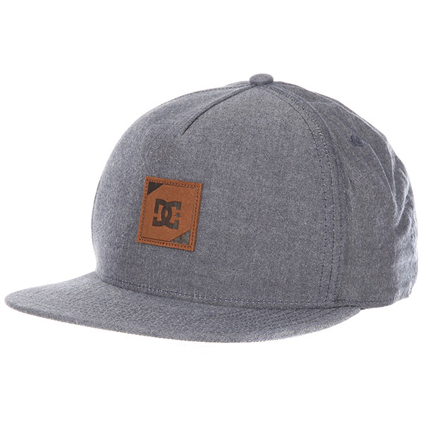 

Бейсболка с прямым козырьком DC Swatchton Indigo Chambray