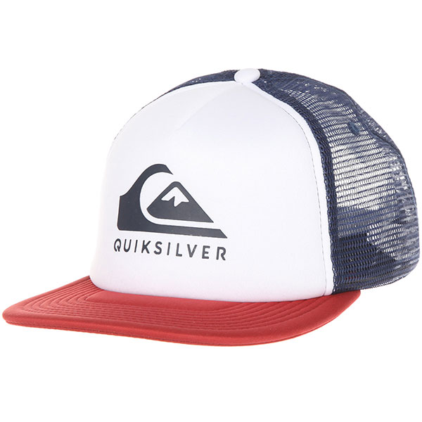 

Бейсболка с сеткой Quiksilver Foamslay White