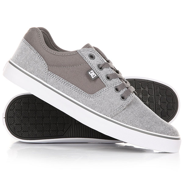 

Кеды кроссовки низкие DC Tonik Tx Grey/White