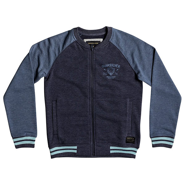 

Толстовка классическая детская Quiksilver Janapazzipyouth Navy Blazer Heather