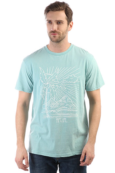 

Футболка Rip Curl Arty Cold Dye Tee Nile Blue