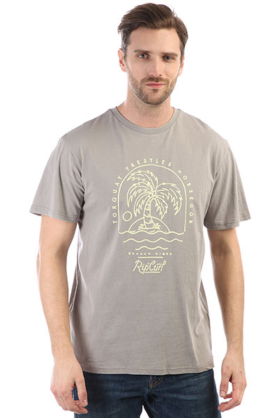 

Футболка Rip Curl Arty Cold Dye Tee Gray Flannel l