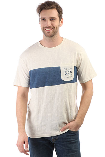 

Футболка Rip Curl Line Up Tee Tofu