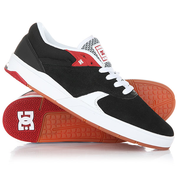 

Кеды кроссовки низкие DC Tiago S Black/White/Red