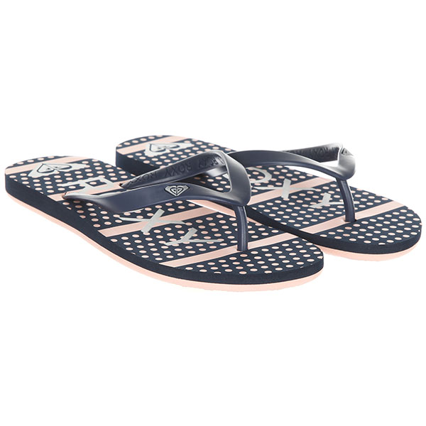

Вьетнамки женские Roxy Tahiti Vi Navy Strip