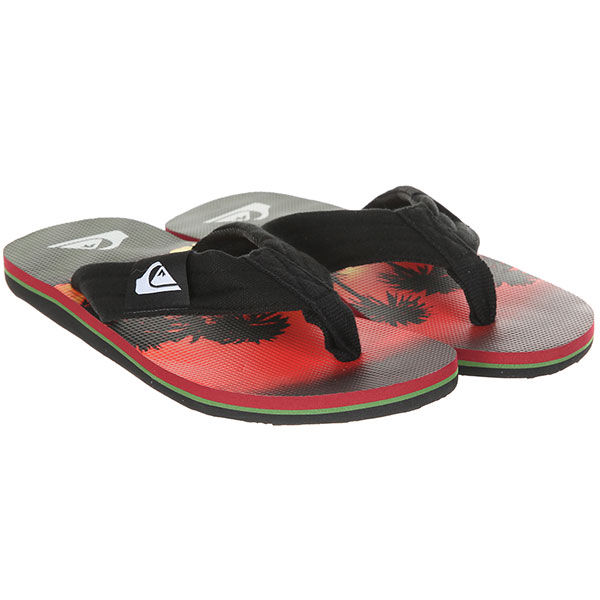 

Вьетнамки детские Quiksilver Molokailaybakyt Black/Orange/Orange