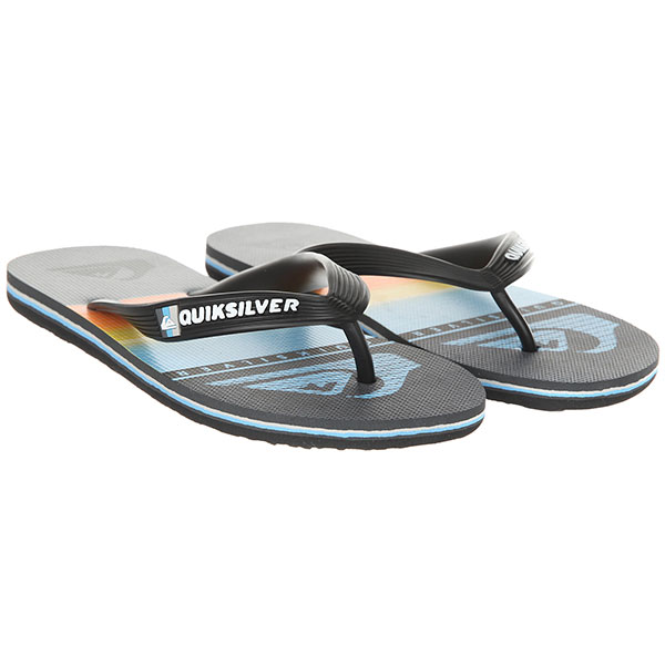 

Вьетнамки детские Quiksilver Molohighlinslyt Black/Grey/Blue