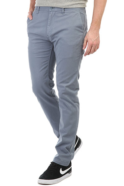 

Штаны прямые DC Wrk Str Chino Blue Mirage