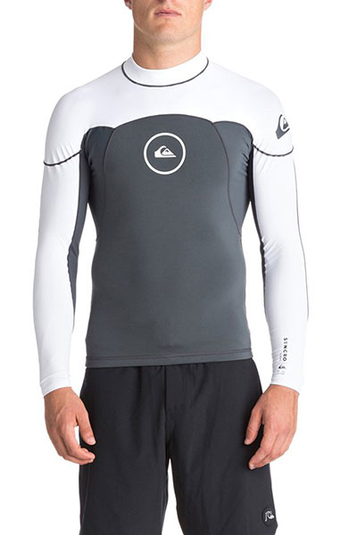 

Гидрофутболка Quiksilver 1m Syn Ls Neos Gun Metal/ White