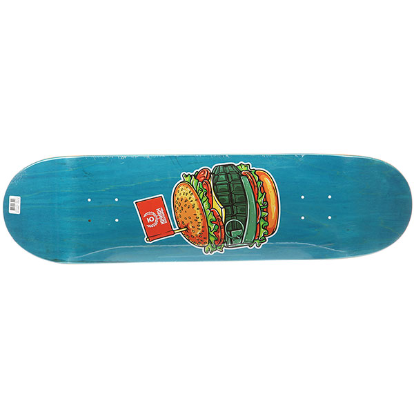 

Дека для скейтборда для скейтборда Юнион Grenade Burger Blue 32.5 x 8.5 (21.6 см)
