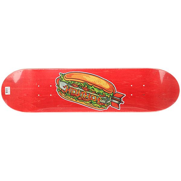 

Дека для скейтборда для скейтборда Юнион Rocket Hotdog Red 31.5 x 7.75 (19.7 см)