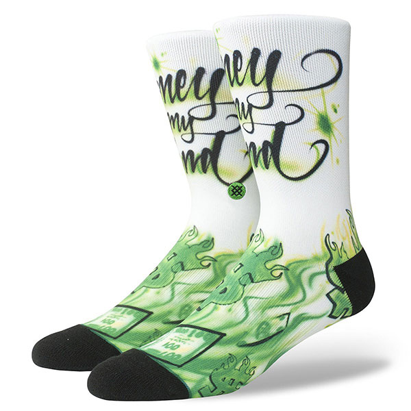 

Носки средние Stance Anthem Airbrush Money