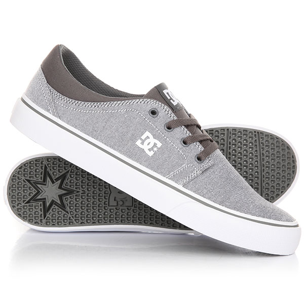 

Кеды кроссовки низкие DC Trase Tx Se Grey/ White