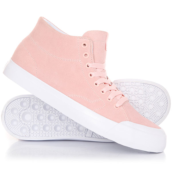 

Кеды кроссовки высокие DC Evan Hi Zero Light Pink