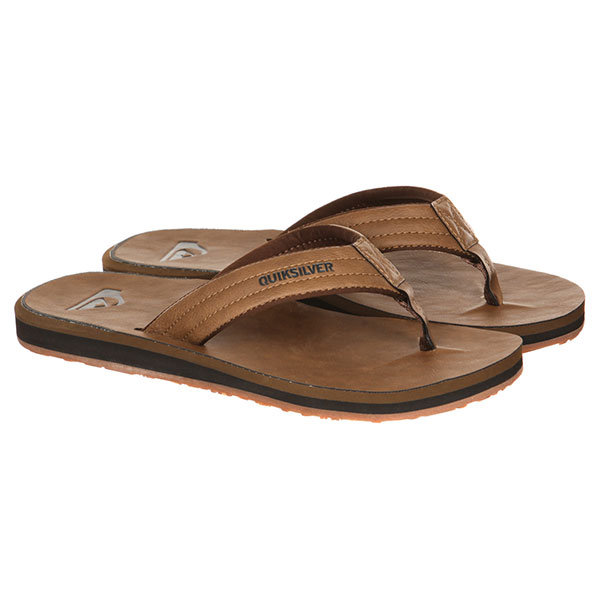 

Вьетнамки Quiksilver Carver Nubuck Tan - Solid