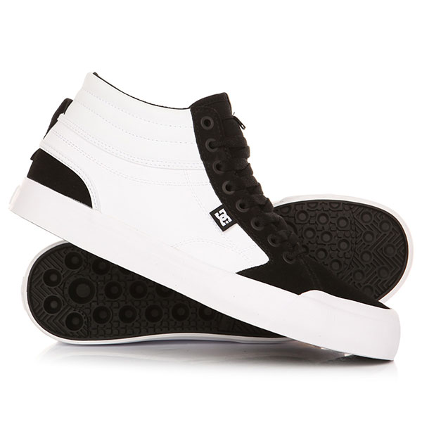 

Кеды кроссовки высокие DC Evan Smith Hi White/Black