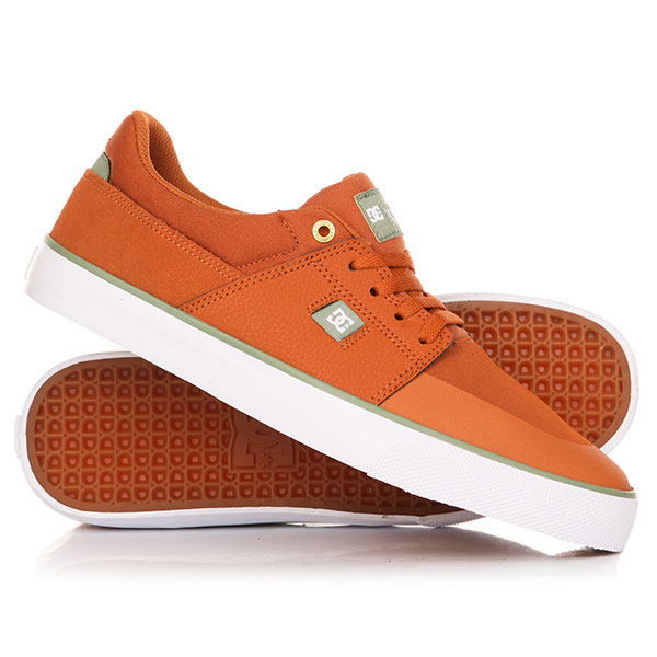

Кеды кроссовки низкие DC Wes Kremer Brown/Green