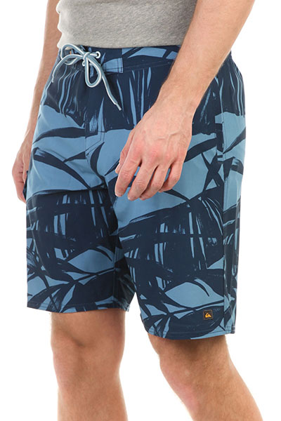 

Шорты пляжные Quiksilver Wakepalmbs Blue Shadow