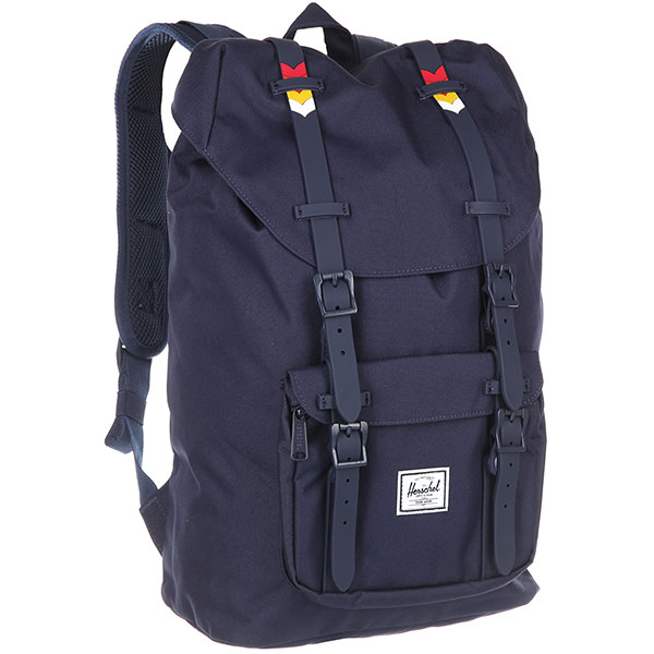 

Рюкзак Herschel Little America Mid-volume Peacoat/Rainbow Chevron Rubber