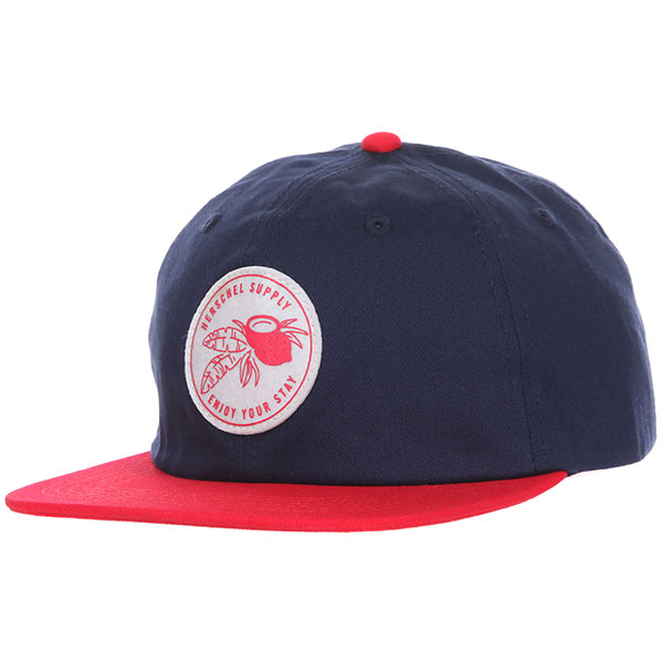 

Кепка детская Herschel Outfield Youth Hawaiian Navy/Red