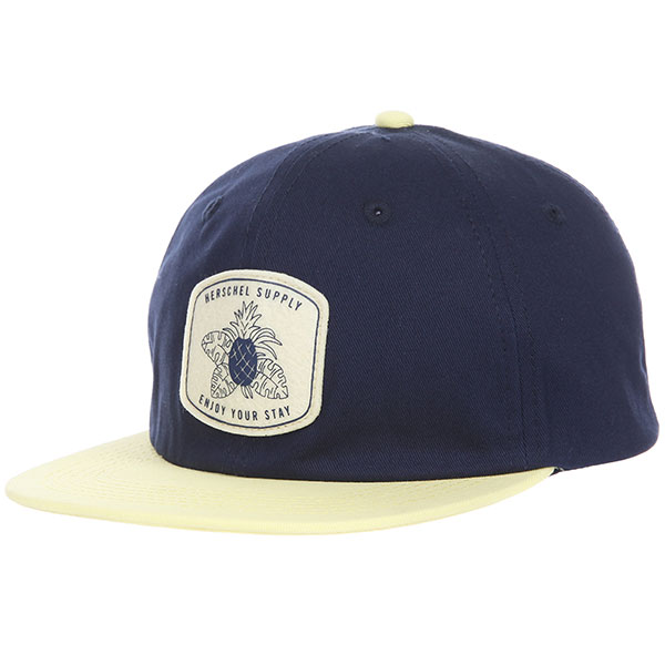 

Кепка Herschel Outfield Youth Hawaiian Peacoat/Mellow Yellow