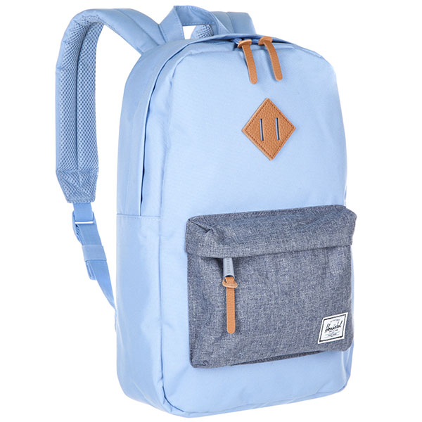 

Рюкзак городской Herschel Heritage Mid-volume Hydrangea/Dark Chambray Crosshatch/Tan Synthetic