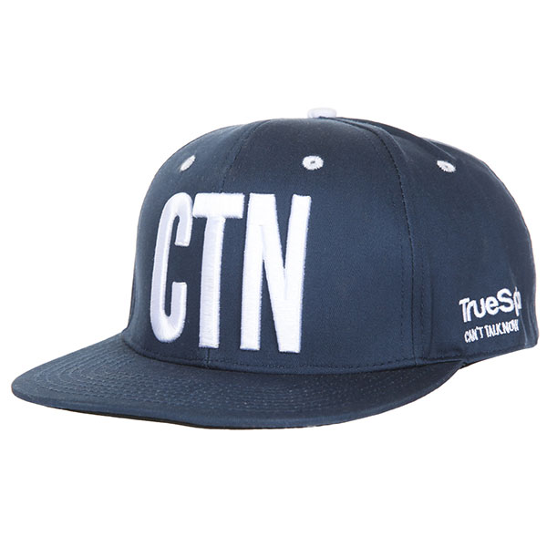 

Бейсболка с прямым козырьком TrueSpin Shorty Ctn Blue