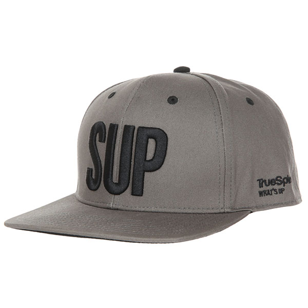 

Бейсболка с прямым козырьком TrueSpin Shorty Sup Grey