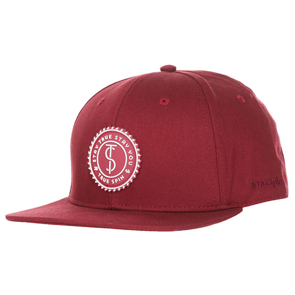 

Бейсболка с прямым козырьком TrueSpin Taskulap Bordeaux