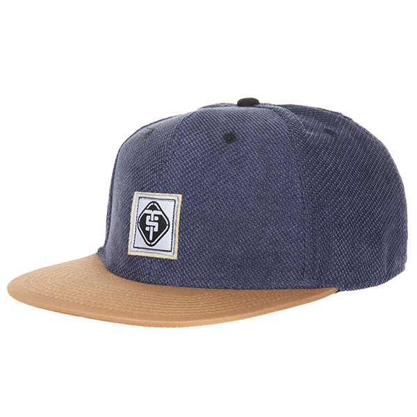 

Бейсболка с прямым козырьком TrueSpin Touchy Blue/Brown