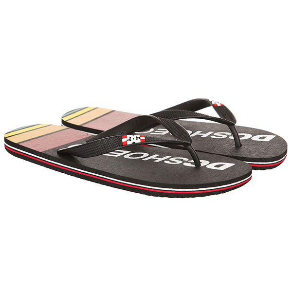 

Вьетнамки DC Spray Graffik Black/Red/Yellow
