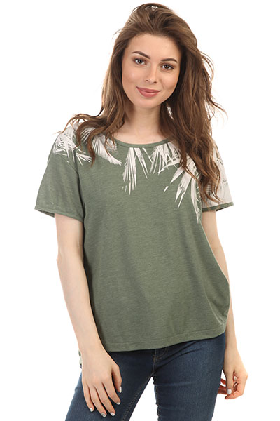 

Футболка женская Roxy Cruzlife Olive