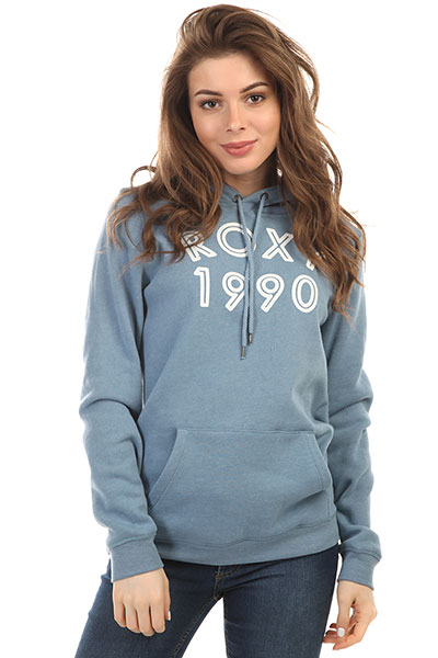 

Толстовка классическая женская Roxy Fullofhooda Blue Shadow