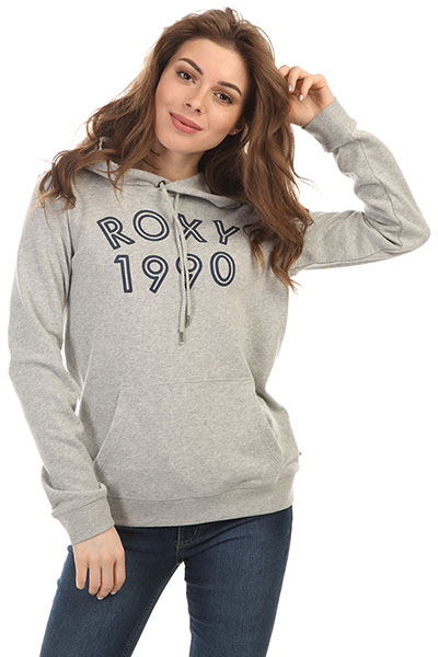 

Толстовка классическая женская Roxy Fullofhooda Heritage Heather