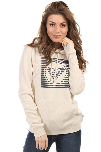 

Толстовка классическая женская Roxy Fullofhoodb Tenh Metro Heather