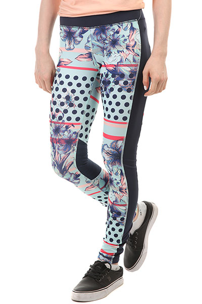 

Леггинсы женские Roxy Spy Game Pant Blue Light Rain Daze