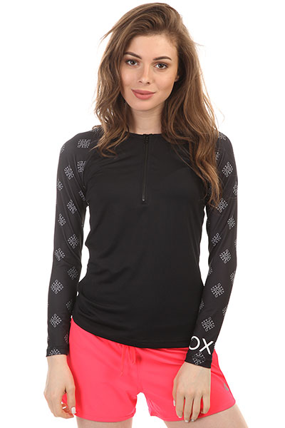 

Гидрофутболка женская Roxy Blissed Anthracite Pearly Ti