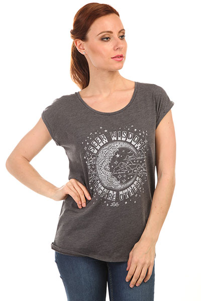 

Футболка женская Billabong All Night Tee Off Black